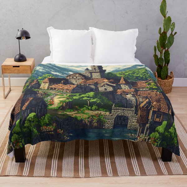 Item preview, Medieval Pixel Art: Retro Medieval Castle designed and sold by bapupa.