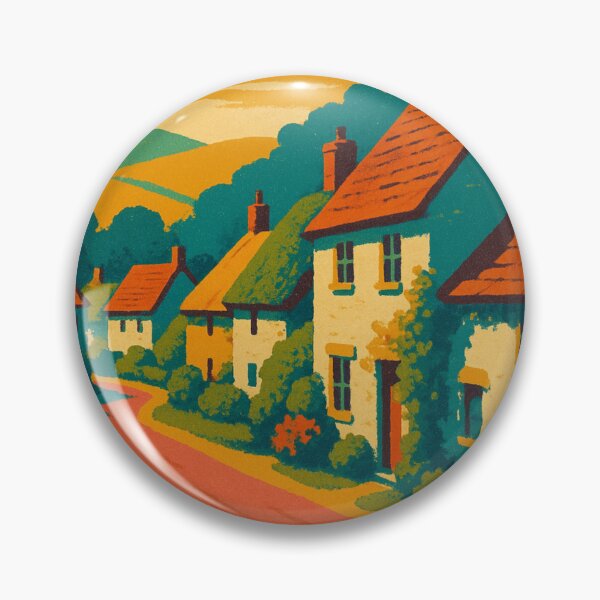 Item preview, Shitterton Dorset England Traditional English Village with Scenic Hills designed and sold by Places On Earth.