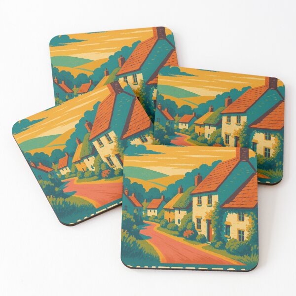 Item preview, Shitterton Dorset England Traditional English Village with Scenic Hills designed and sold by Places On Earth.