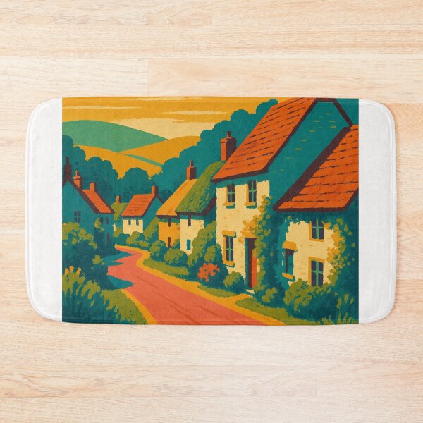 Item preview, Shitterton Dorset England Traditional English Village with Scenic Hills designed and sold by Places On Earth.