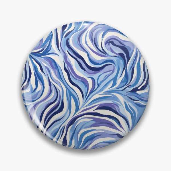 Item preview, Purple  and Blue Abstract Wavy Lines Pattern designed and sold by SylvieVibes.