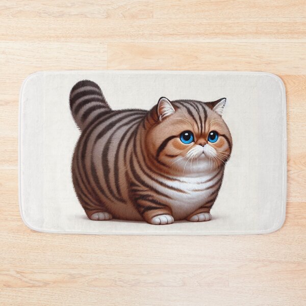 Item preview, Flat-Faced Tabby Cat Side View Portrait designed and sold by FusionGaze.