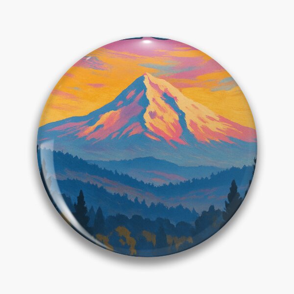 Item preview, Boring Oregon Mount Hood Sunset Landscape in Pacific Northwest USA designed and sold by Places On Earth.