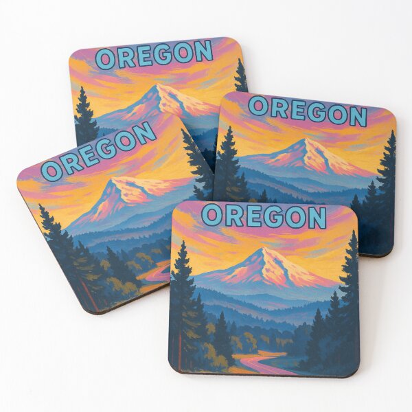 Item preview, Boring Oregon Mount Hood Sunset Landscape in Pacific Northwest USA designed and sold by Places On Earth.