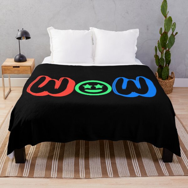 Item preview, WOW Face Emoji – Fun and Vibrant Typography Design designed and sold by Unlimited-Style.