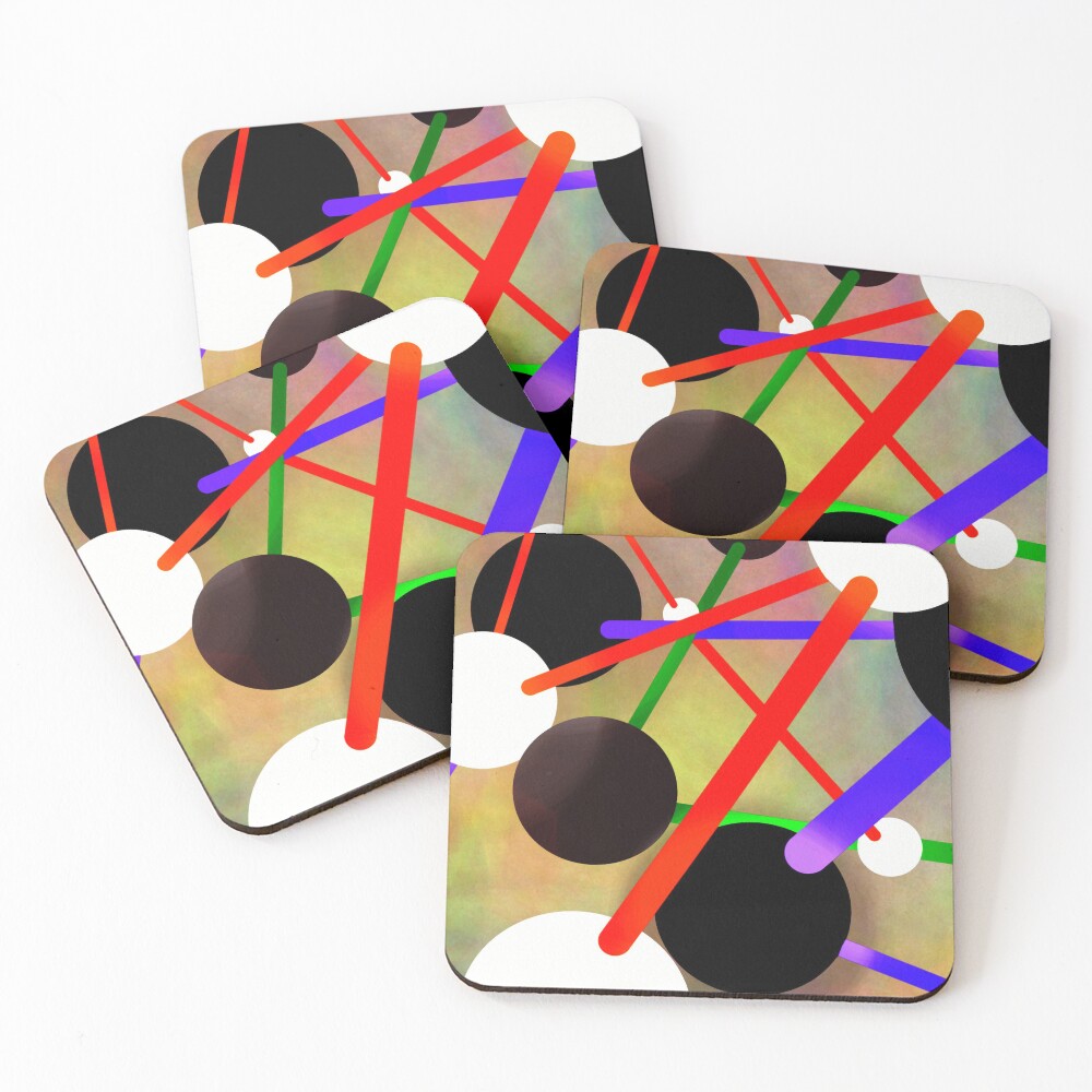 Item preview, Coasters (Set of 4) designed and sold by CosmicVoxDesign.