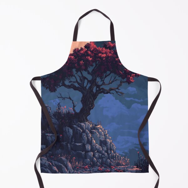 Item preview, Dark Fantasy Pixel Art: Retro Gothic Landscape designed and sold by bapupa.