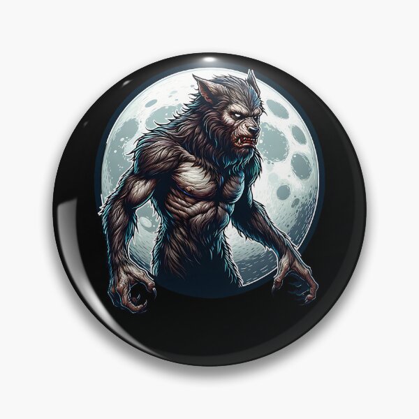 Artikelvorschau, Werwolf im Vollmond cooles Horror Design entworfen und verkauft von ReneMM.