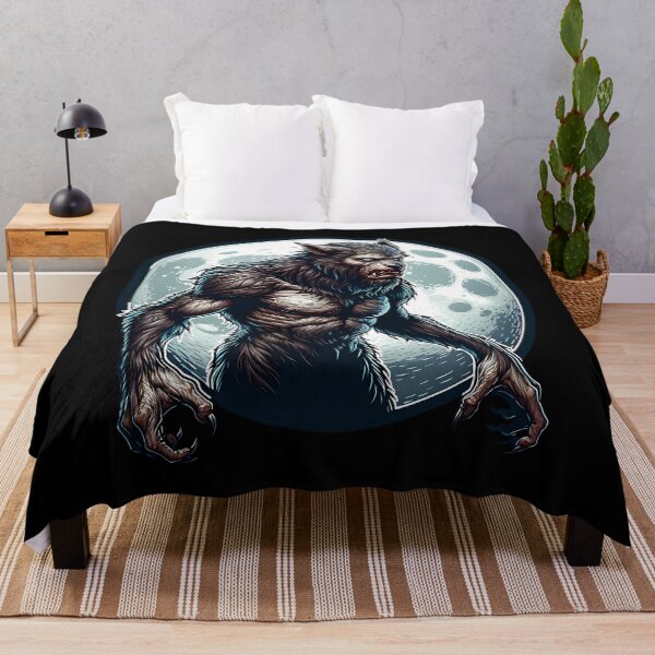Item preview, Werewolf in the full moon cool horror design designed and sold by ReneMM.