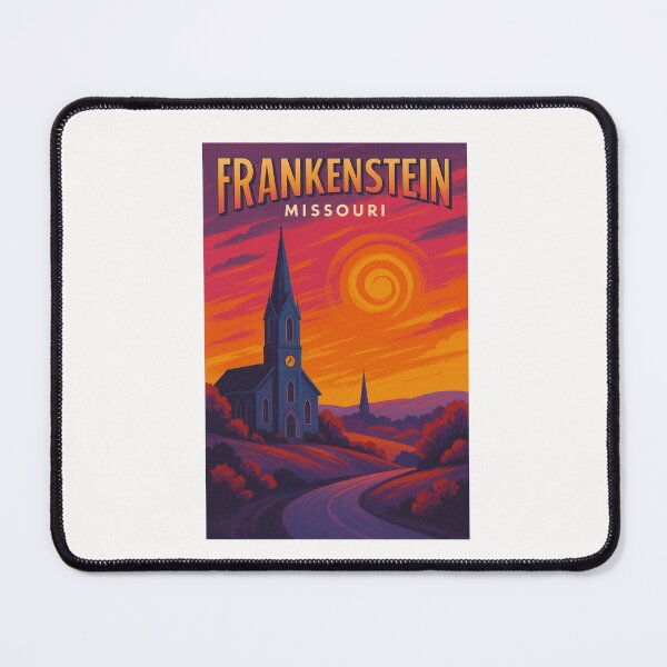 Item preview, Frankenstein Missouri Church Sunset Scene in Osage County USA designed and sold by Places On Earth.