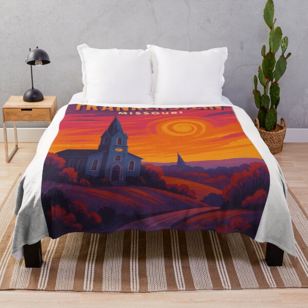 Item preview, Frankenstein Missouri Church Sunset Scene in Osage County USA designed and sold by Places On Earth.