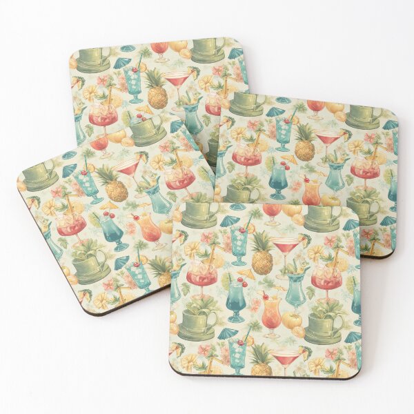 Item preview, Tropical Cocktails and Summer Fruit Delight designed and sold by FolkloreShoppe.