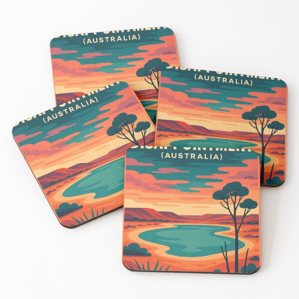 Item preview, Lake Disappointment Western Australia Remote Outback Salt Lake Landscape designed and sold by Places On Earth.