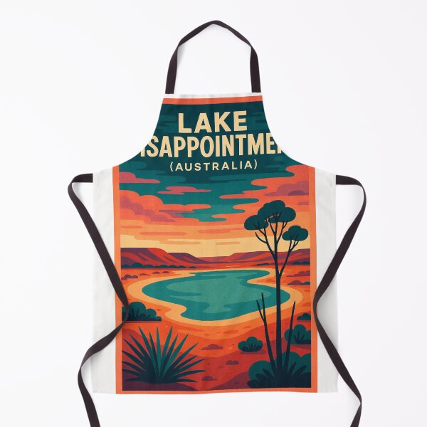 Item preview, Lake Disappointment Western Australia Remote Outback Salt Lake Landscape designed and sold by Places On Earth.