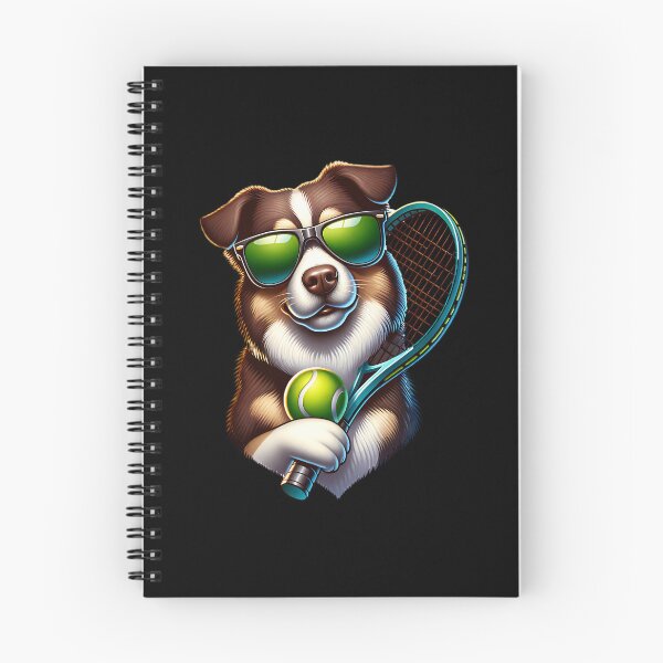 Item preview, Cool dog playing tennis. designed and sold by ReneMM.