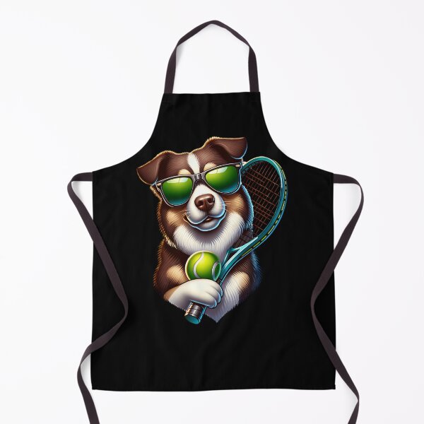 Artikelvorschau, Cooler Hund der Tennis spielt. entworfen und verkauft von ReneMM.