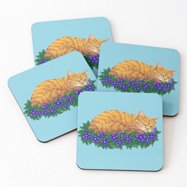 Item preview, Sleepy Orange Kitty designed and sold by Kelza Pilkington.