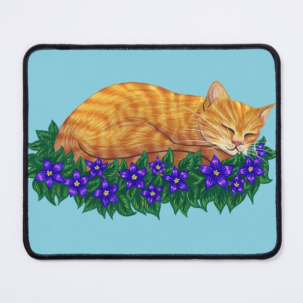 Item preview, Sleepy Orange Kitty designed and sold by Kelza Pilkington.