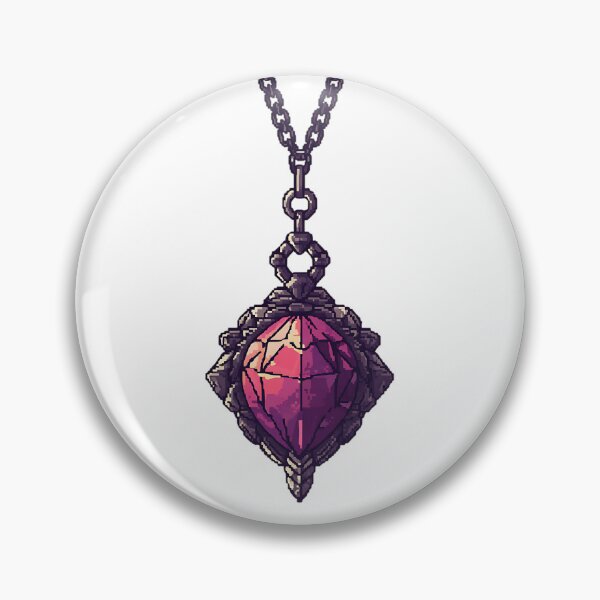 Item preview, Pixel Art: 8-bit Magic Amulet designed and sold by bapupa.