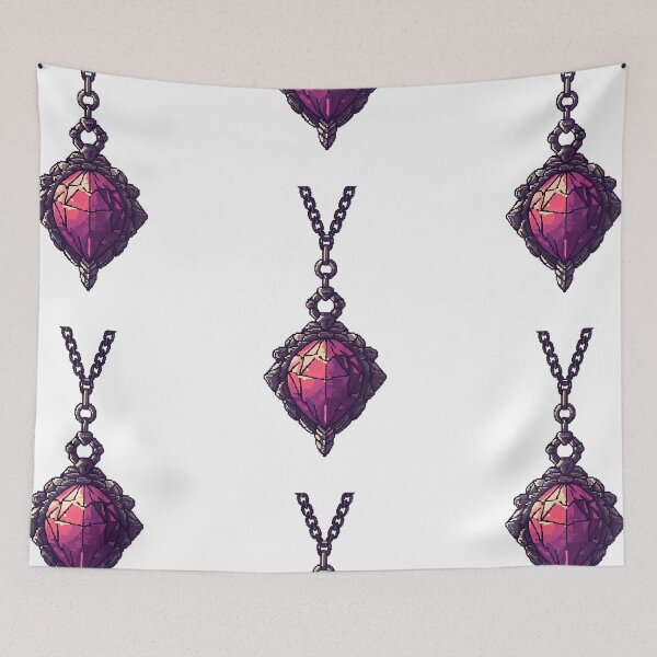Item preview, Pixel Art: 8-bit Magic Amulet designed and sold by bapupa.