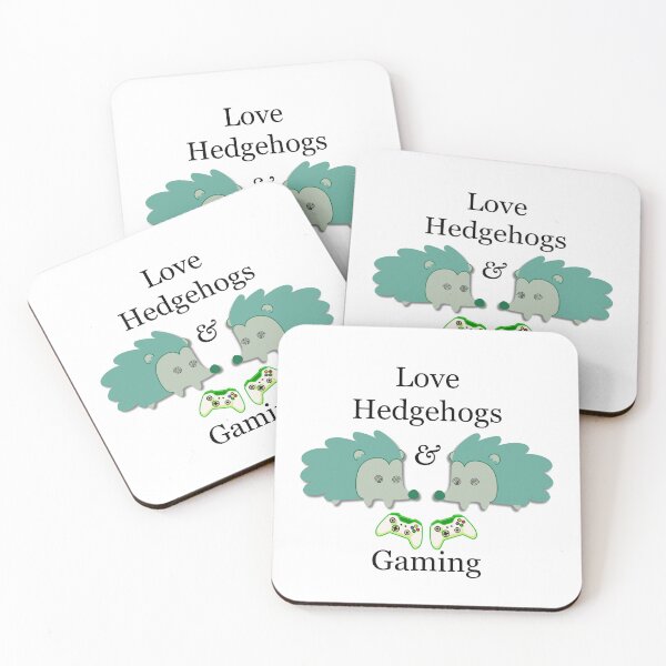 Item preview, Love Hedgehogs and Gaming designed and sold by MFellArt Creations.