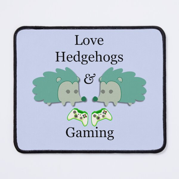 Item preview, Love Hedgehogs and Gaming designed and sold by MFellArt Creations.