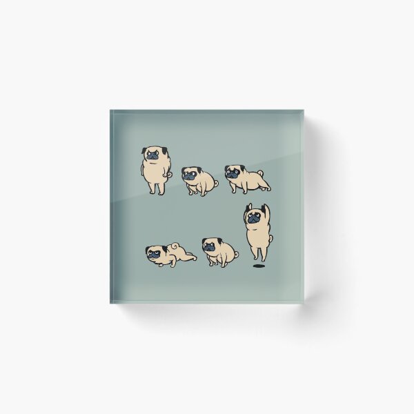Item preview,  Pug Burpees designed and sold by Huebucket.