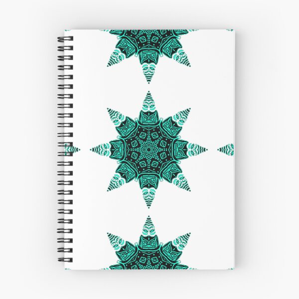 Item preview, Cyan Snowflake - Eight-Pointed designed and sold by SCArtAndGames.
