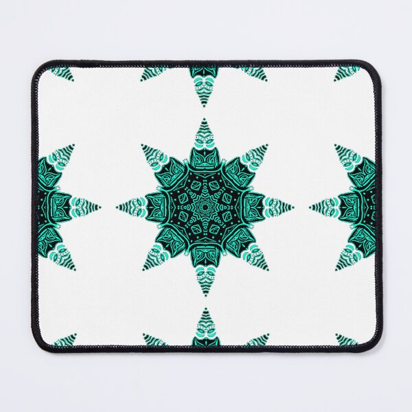 Item preview, Cyan Snowflake - Eight-Pointed designed and sold by SCArtAndGames.