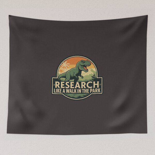 Item preview, Retro Dino Adventure | Research Like a Walk in the Park designed and sold by Pop-clothes.