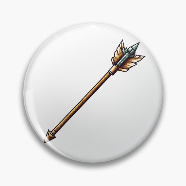 Item preview, Retro Pixel Art: 8-bit Arrow designed and sold by bapupa.