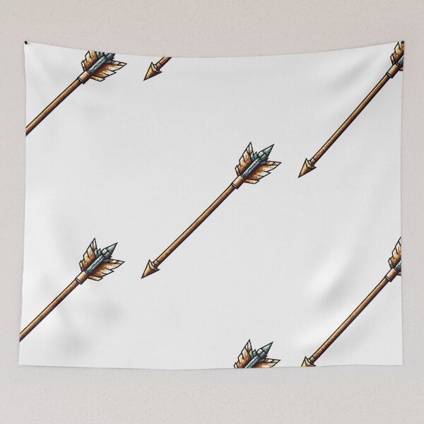 Item preview, Retro Pixel Art: 8-bit Arrow designed and sold by bapupa.