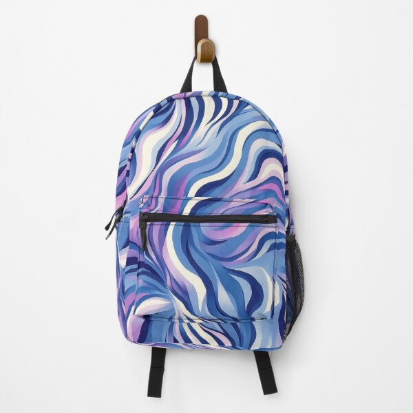 Item preview, Purple Abstract Wavy Lines Pattern designed and sold by SylvieVibes.
