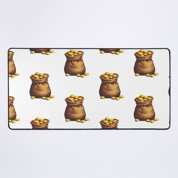 Item preview, Retro Pixel Art: 8-bit Gold Coins designed and sold by bapupa.