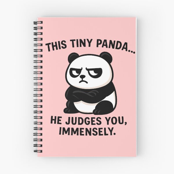Item preview, grumpy panda judgment designed and sold by TSQ.