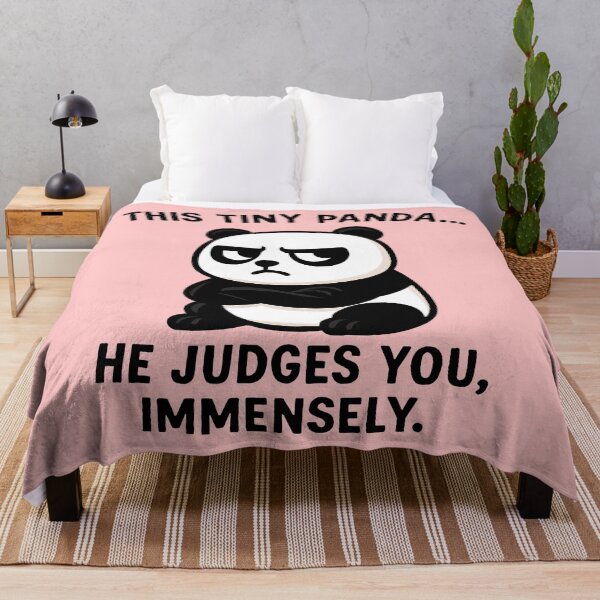 Item preview, grumpy panda judgment designed and sold by TSQ.