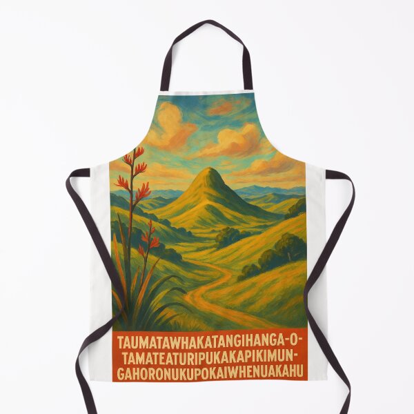 Item preview, Taumatawhakatangihangakoauauotamateaturipukakapikimaungahoronukupokaiwhenuakitanatahu Hill New Zealand Longest Place Name Landscape designed and sold by Places On Earth.