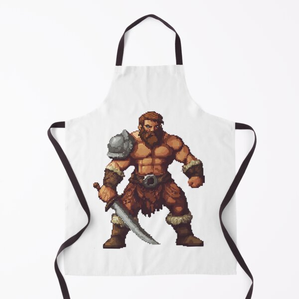 Item preview, Retro Pixel Art: Pixelated Barbarian designed and sold by bapupa.