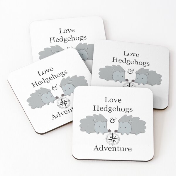 Item preview, Love Hedgehogs and Adventure designed and sold by MFellArt Creations.