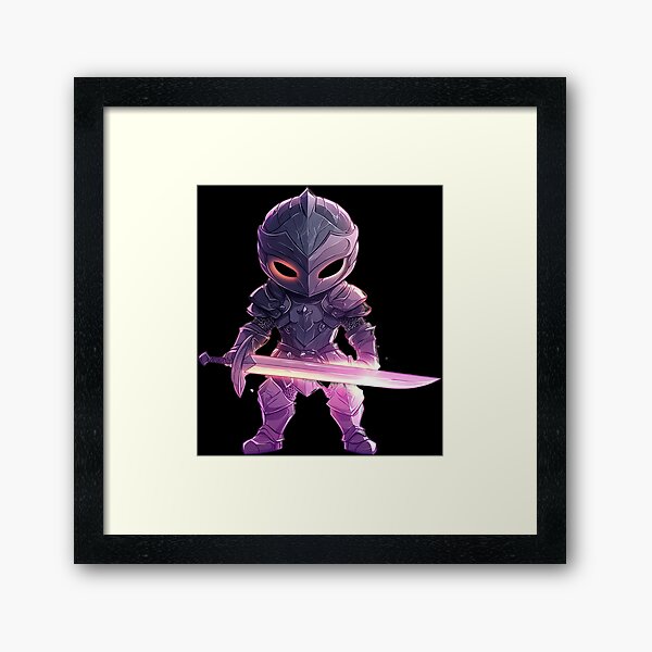 Item preview, Cartoon Fantasy Knight Holding A Sword designed and sold by GloriaNThompson.