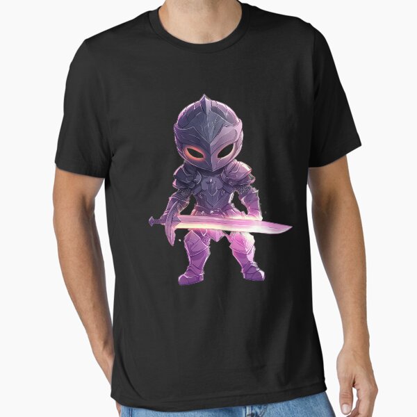 Item preview, Cartoon Fantasy Knight Holding A Sword designed and sold by GloriaNThompson.