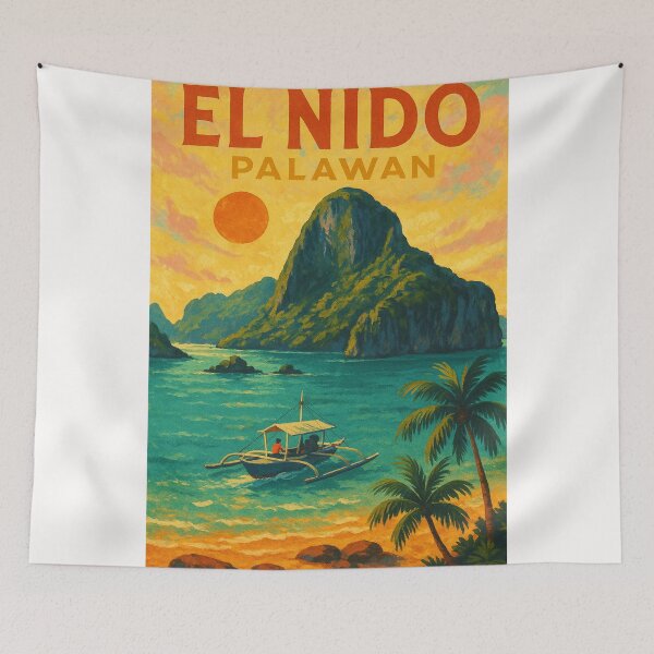 Item preview, El Nido Palawan Limestone Cliffs and Tropical Waters in the Philippines designed and sold by Places On Earth.
