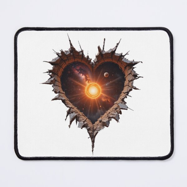 Item preview, Heart of the Universe - Cosmic Sunburst T-Shirt Design designed and sold by AleksKos.