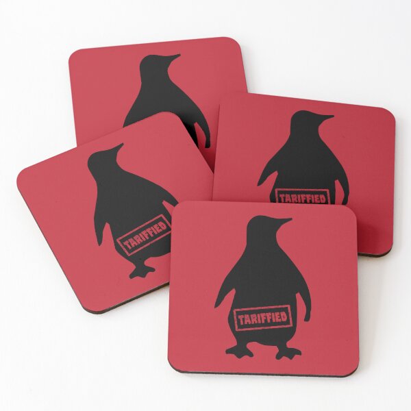 Item preview, Tariffied Penguin - Political Trade Policy Humor designed and sold by cabana.space.