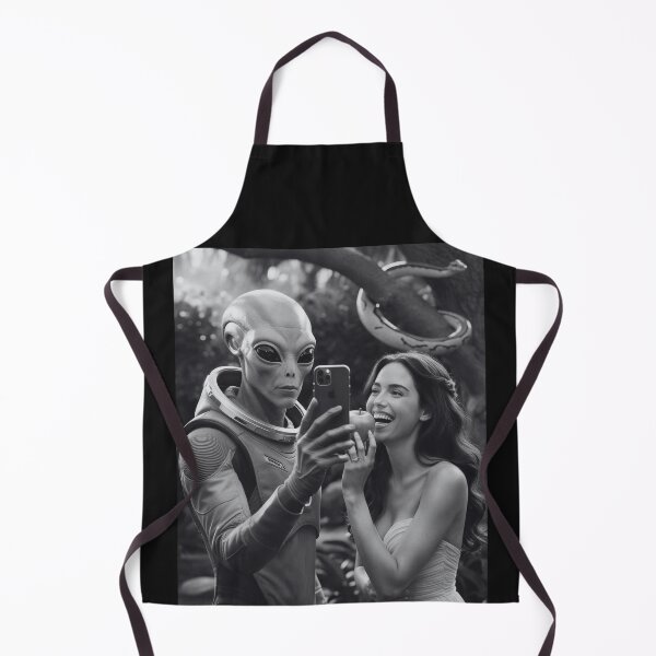 Item preview, Alien Selfie with Eve and the apple designed and sold by StaggDevon.