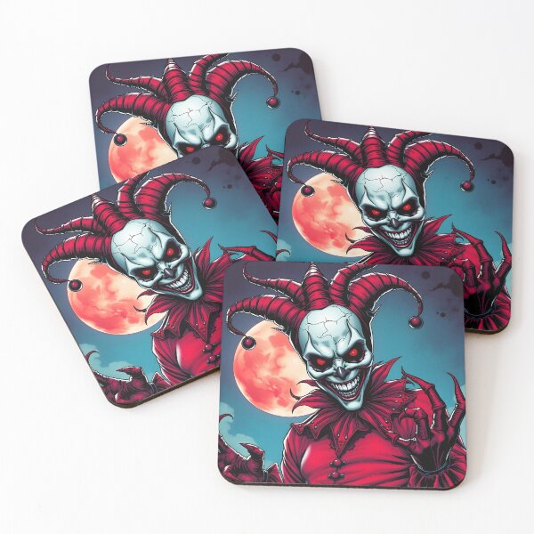 Item preview, Crimson Jester of the Blood Moon designed and sold by AlienInkvasion.