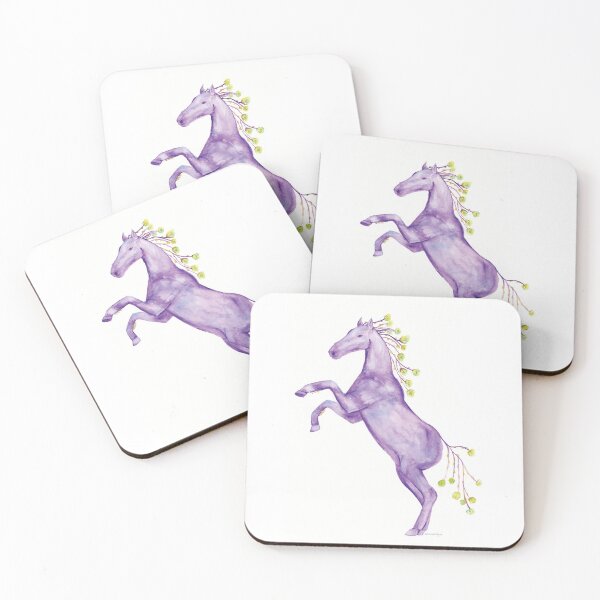 Item preview, Rose Horse Watercolour designed and sold by Bethany Stimpson.