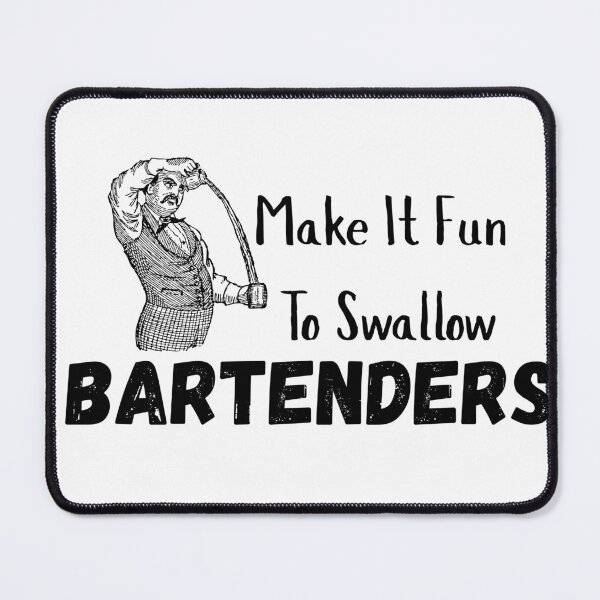 Item preview, Bartenders Make It Fun To Swallow | Funny Bartender Quote T-Shirt, Funny Shirt, Valentine Shirt gift, Valentine Day Cut File designed and sold by GAIDREDA.