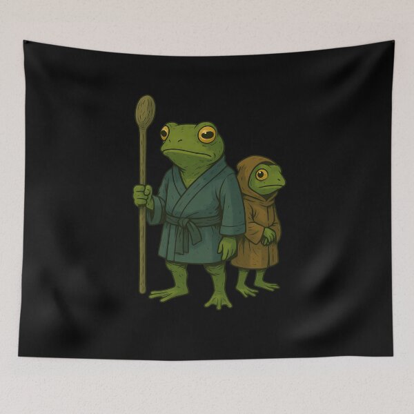 Item preview, Illustration of imaginary frogs in giants' clothing designed and sold by ATOTI.