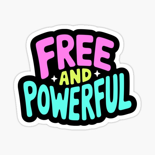 Free and Powerful Text Design Sticker